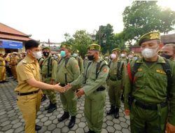 Gibran Berpesan Kepada Linmas, Siapapun Pemenangnya Utamakan Keamanan