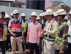 Gibran Meninjau Pembangunan Simpang Joglo yang Sudah On the Track