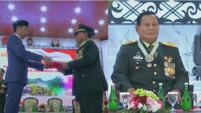 Resmi Prabowo Subianto Menerima Kenaikan Pangkat Istimewa dari Presiden Joko Widodo